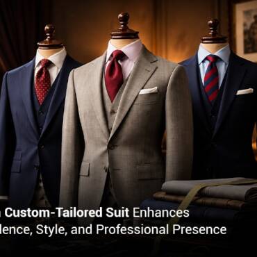 How a Custom-Tailored Suit Enhances Confidence, Style, and Professional Presence