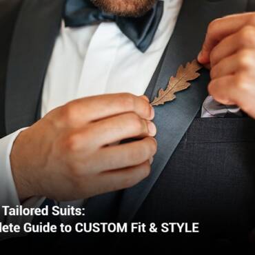 Men’s Tailored Suits: Complete Guide to Custom Fit & Style